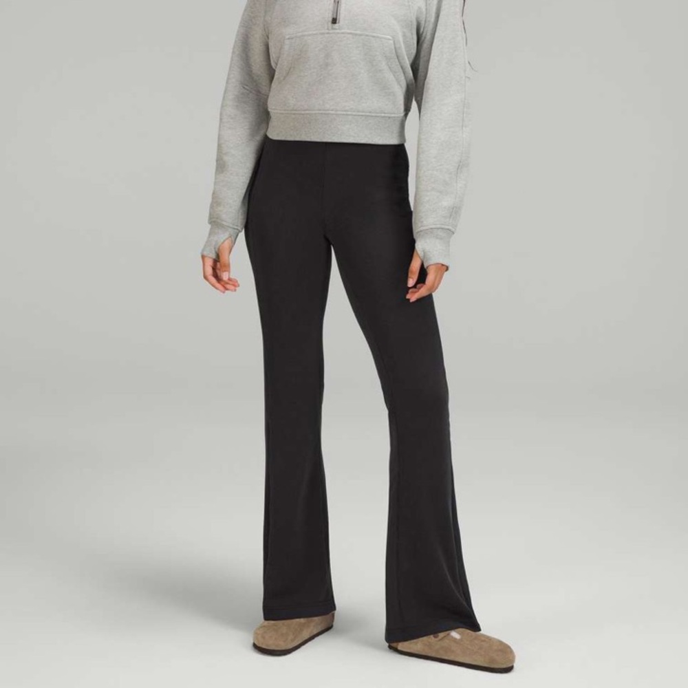 lululemon Brushed Softstreme Ribbed Zip Flared Pant 32.5"